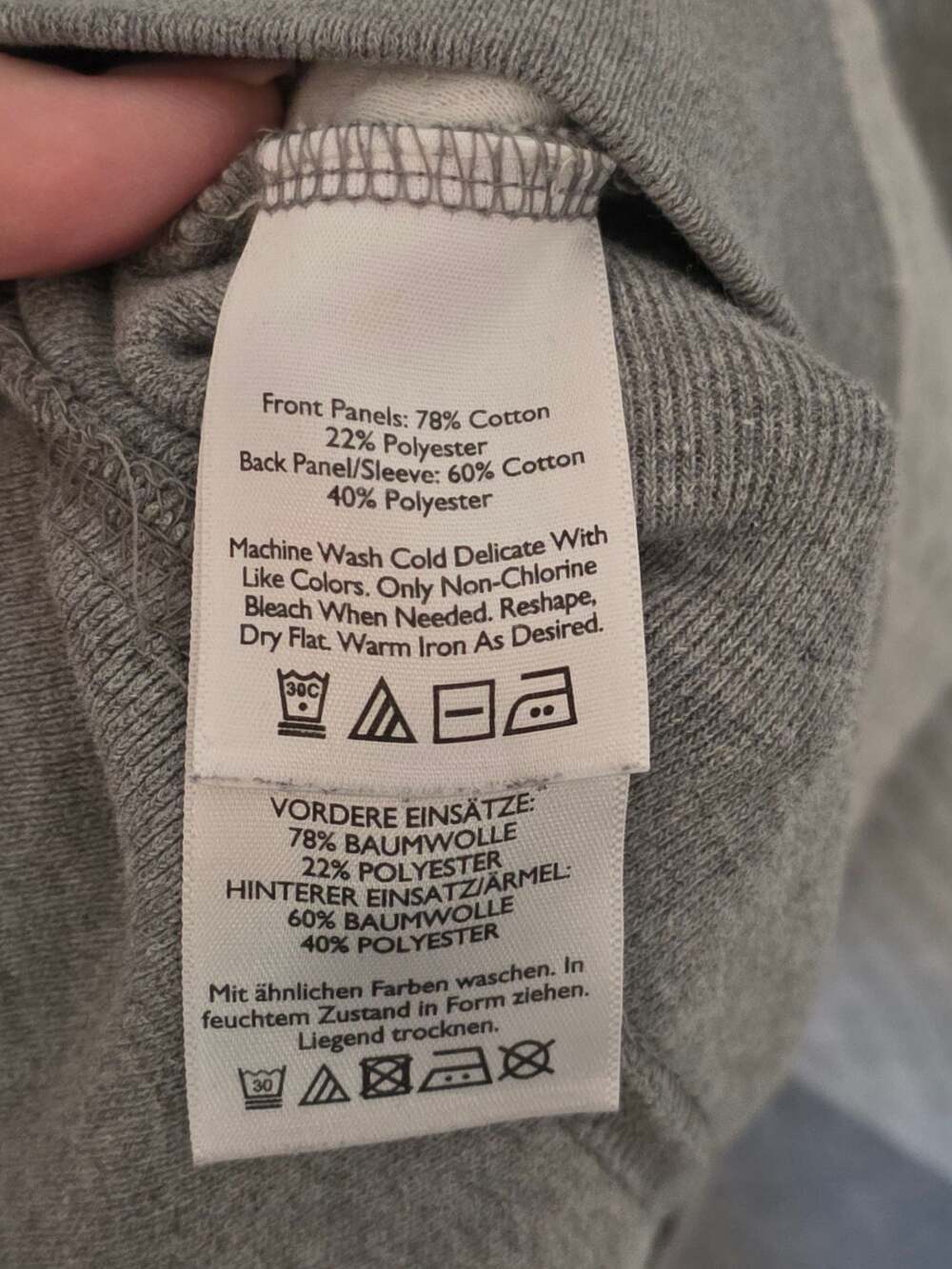 Eddie Bauer Sweatshirt Womens Medium Legend Wash Quilted Gray - Picture 4 of 8